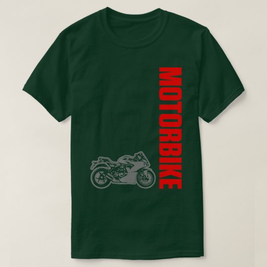 スポーツレーシングバイク1 Tシャツ (デザイン正面)