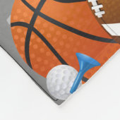 スポーツロッカーデザインフリースブランケット フリースブランケット (角)