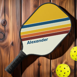 スポーツヴィンテージストライプの5名 ピックルボールラケット
