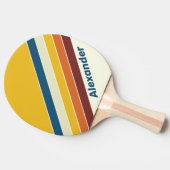 スポーツヴィンテージストライプの5名 卓球ラケット (横)