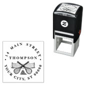 スポーツヴィンテージテニスネット、クロスしたレース、ボール セルフインキングスタンプ (インサイチュ)