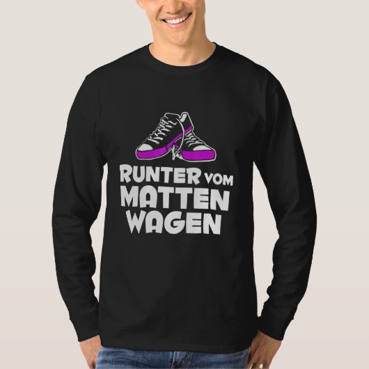 スポーツ先生のトレーナーがマットカーから下がる Tシャツ (正面)