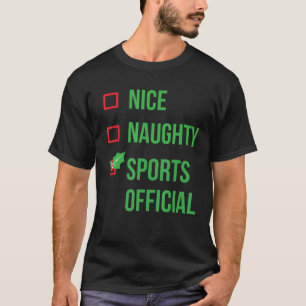 スポーツ公式パジャマおもしろいクリスマス Tシャツ