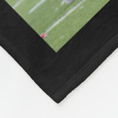 スポーツ写真コラージュ フリースブランケット (角)