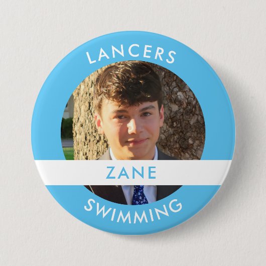 スポーツ写真ボタン 缶バッジ (正面)