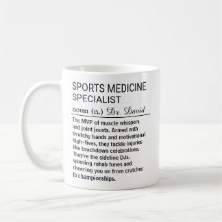 スポーツ医学スペシャリストの面白い定義 コーヒーマグカップ