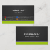 スポーツ医 - プロフェッショナル & プレミアム 名刺 (正面/裏面)