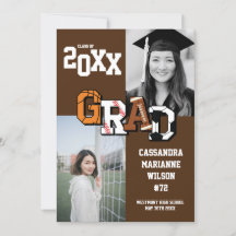 スポーツ卒業式サッカーバスケットボールサッカーブラウン