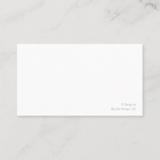 スポーツ名刺 名刺 (裏面)