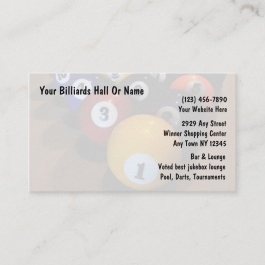 スポーツ名刺 名刺 (正面)