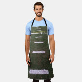 スポーツ場のヤードライン エプロン (着用した状態)