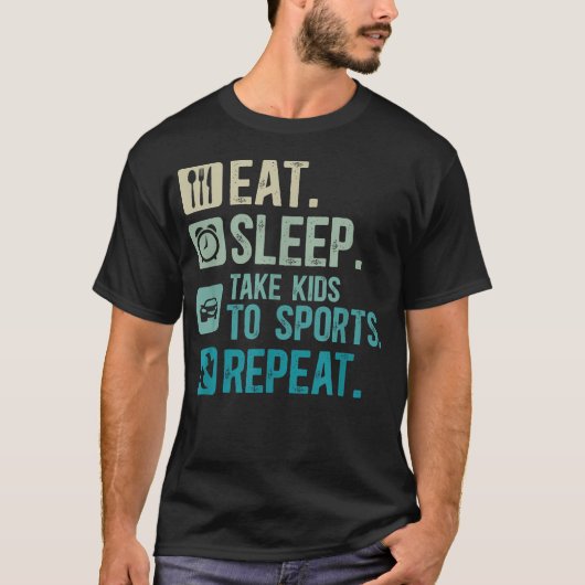 スポーツ大好きパパ スポーツ父 スポーツ Tシャツ (正面)