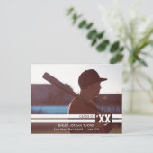 スポーツ大学院生写真フルアナウンスメント ポストカード (スタンド正面)