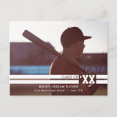 スポーツ大学院生写真フルアナウンスメント ポストカード (正面)