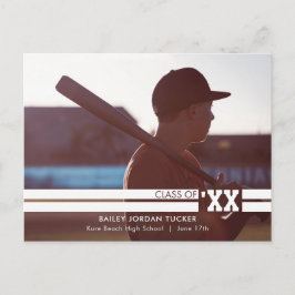 スポーツ大学院生写真フルアナウンスメント ポストカード