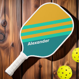 スポーツ太陽に照らストライプされた海の名前 ピックルボールラケット
