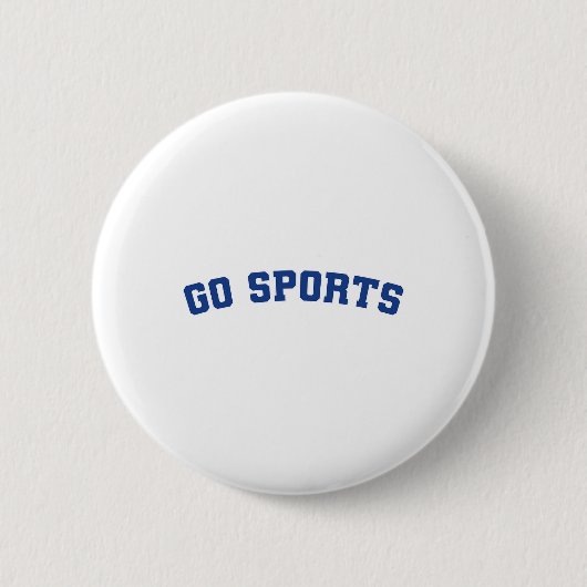 スポーツ好きのためのサッカスティックTシャツ 缶バッジ (正面)