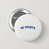 スポーツ好きのためのサッカスティックTシャツ 缶バッジ (正面&裏面)