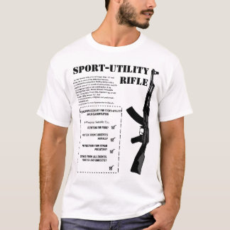 スポーツ実用性のライフル Tシャツ