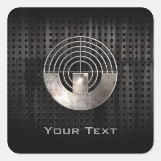 スポーツ射撃、 発砲クール; スクエアシール (正面)