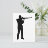 スポーツ射撃、 発砲銃 ポストカード (スタンド正面)