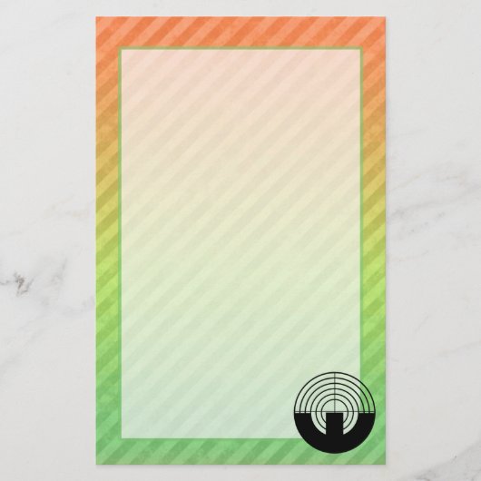 スポーツ射撃、 発砲 便箋 (正面)