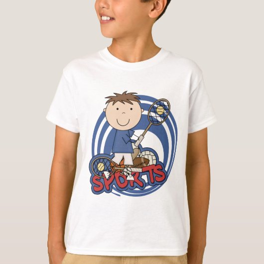 スポーツ少年テニスTシャツとギフト Tシャツ (正面)