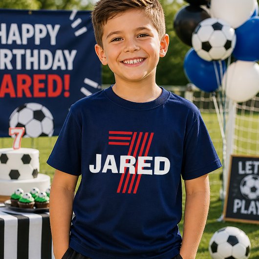 スポーツ少年7歳の誕生日 Tシャツ