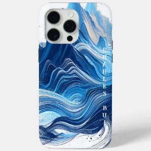 スポーツ愛好家のためのエネルギッシュ・ブルー iPhone 15 PRO MAXケース