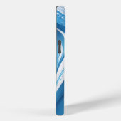 スポーツ愛好家のためのエネルギッシュ・ブルー Case-Mate iPhoneケース (裏面 / 右)