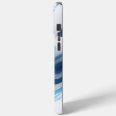 スポーツ愛好家のためのエネルギッシュ・ブルー Case-Mate iPhoneケース (裏面 / 左)