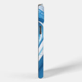 スポーツ愛好家のためのエネルギッシュ・ブルー Case-Mate iPhoneケース (裏面 / 右)