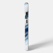 スポーツ愛好家のためのエネルギッシュ・ブルー Case-Mate iPhoneケース (裏面 / 左)