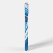 スポーツ愛好家のためのエネルギッシュ・ブルー Case-Mate iPhoneケース (裏面 / 右)