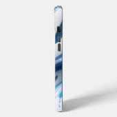 スポーツ愛好家のためのエネルギッシュ・ブルー Case-Mate iPhoneケース (裏面 / 左)