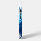 スポーツ愛好家のためのエネルギッシュ・ブルー Case-Mate iPhoneケース (裏面 / 左)