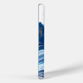 スポーツ愛好家のためのエネルギッシュ・ブルー Case-Mate iPhoneケース (裏面 / 右)