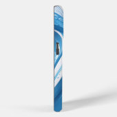 スポーツ愛好家のためのエネルギッシュ・ブルー Case-Mate iPhoneケース (裏面 / 右)