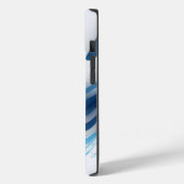 スポーツ愛好家のためのエネルギッシュ・ブルー Case-Mate iPhoneケース (裏面 / 左)