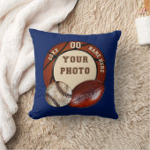 スポーツ愛好家のための文字スポーツをテーマにしたプレゼント クッション (ブランケット)