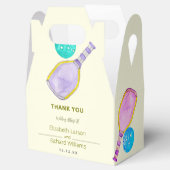 スポーツ愛好家の水の色のピックボールをテーマ結婚にした フェイバーボックス (オープン)