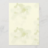 スポーツ愛好家の水の色のピックボールをテーマ結婚にした メニュー (裏面)