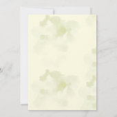 スポーツ愛好家の水の色のピックボールをテーマ結婚にした 招待状 (裏面)