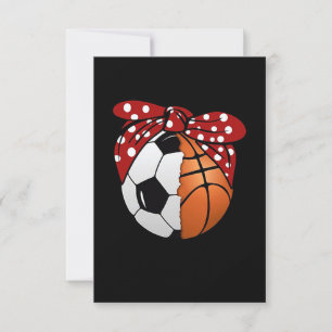 スポーツ愛好家 FootballとBasketball Together 招待状