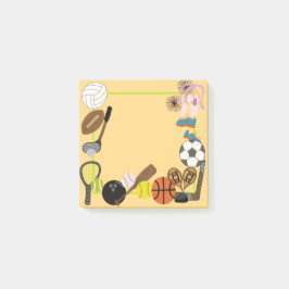 スポーツ投稿のメモ ポストイット