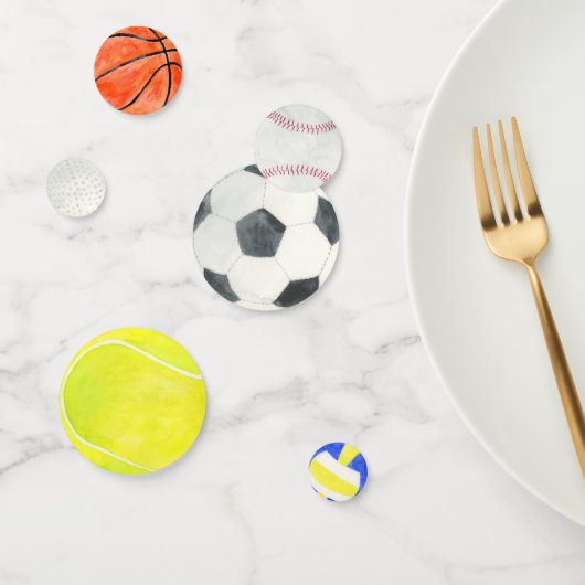 スポーツ数々のボールキッド誕生日パーティーアスレチックおもしろい コンフェッティ (グループ)