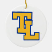 スポーツ文字付き1969オーナメントのTLHSクラス セラミックオーナメント (正面)