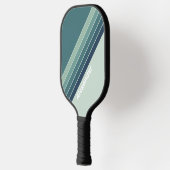 スポーツ海グリーンストライプのノスタルジック名 ピックルボールラケット (左)