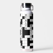 スポーツ用クロスワードパズル ウォーターボトル (背面)