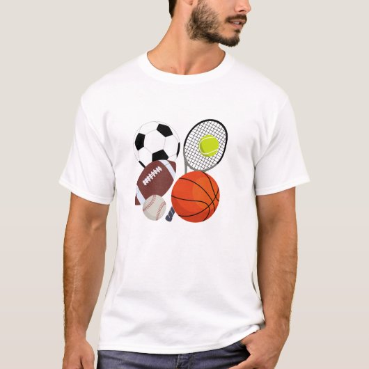 スポーツ用ボール Tシャツ (正面)